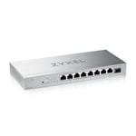 Zyxel 8-Port 2.5G Multi-Gig Unmanaged Switch avec 1 x 10G SFP+ | Support de Bureau ou Mural [XMG-108]