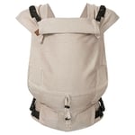 Hoppediz Porte-bébé Primeo Full-Buckle dès la naissance (2.5-15 kg), Porte-bébé ventral et dorsal, Taille Réglable, 100% coton bio, Design Djerba