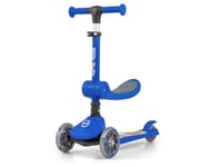 Scooter Fuzzy Blue Milly Mally Trehjulig Sparkcykel För Barn