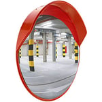 PrimeMatik - Sécurité Miroir Convexe Surveillance extérieur 100cm avec Fixation Murale