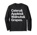 Celery Apples Walnuts Grapes Fawlty Towers Waldorf Salad Long Sleeve T-Shirt