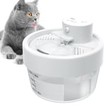 Jewyow 1L Fontaine a Eau Chat sans Fil, 2200mAh Intelligente Fontaine pour Chat, Fontaine à Eau pour Chat à Pile avec Détecteur de Mouveme, Indicateur de Batterie,Ultra Silencieux Pompe