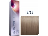 Wella Professionals, Illumina Color, Permanent Hair Dye, 8/13 Light Blonde Golden Ash, 60 Ml