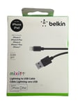 Belkin 0.9M iPhone to USB Cable - Fast Charging & Syncing MFi-Certified