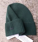 Genuine LACOSTE Green Wool  & Cashmere BEANIE Hat Unisex Vert Tag RB8281-00 Lac1