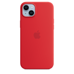 iPhone 14 Plus Silicone Case with MagSafe — (PRODUCT)RED