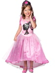 Barbie Princess Costume Girls Deluxe Licensed Fancy Dress Outfit Kids Dress Up