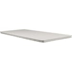 King of Dreams sur-Matelas 130x190 Epais Hauteur 6 cm Mousse Polysoff Déhoussable Aloè Très Moelleux (130_x_190_cm)