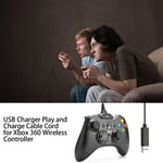 Charger Power Supply Cord Gamepad Charger Wire for XBox 360 USB Charging Cable