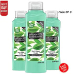 Alberto Balsam Tea Tree Tingle Shampoo, 350ml pack of 3 UK Stock Free Shipping