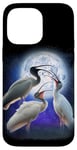 iPhone 14 Pro Max 3 Ibis Howling At The Moon Funny Ibis Bird Lover Birdwatcher Case