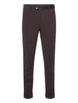 Oscar Jacobson Denz Turn Up Trousers Brun