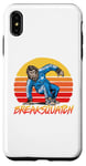 Coque pour iPhone XS Max Breaksquatch Break Dancing Sasquatch B-Boy Bigfoot 80s Funny