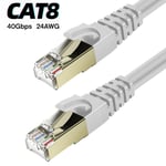 15M Ethernet Cable Cat8 RJ45 Super Speed SSTP 40Gbps LAN Network Patch Cord Lead