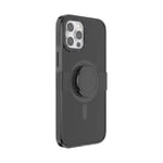 PopSockets: PopCase pour MagSafe - Coque pour iPhone 12 / 12 Pro avec un Support PopGrip Slide Repositionnable et une Poignée avec Top interchangeable - Black