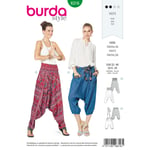 Burda 6316 - Haremsbukse EUR: 32-46, US: 6-20