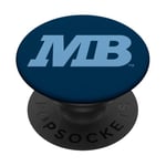 Cal State Monterey Bay Block MB Logo PopSockets PopGrip Adhésif