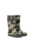 Aigle Boy's Unisex Kids Woody-Pop Pt 2 Rain Boot, Camou Khaki, 12.5 UK Child