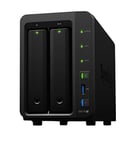 Synology DS718+ 8TB 2 Bay NAS SolutionInstallée avec 2 x 4TB Seagate IrownWolf Disques