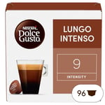 Nescafé Dolce Gusto Lungo Intenso - Café - 96 Capsules (Pack de 6 boîtes x 16)