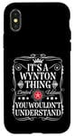 Coque pour iPhone X/XS Le nom de Wynton, c'est un truc que tu ne comprendrais pas