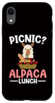 Coque pour iPhone XR Pique-nique - Déjeuner Picknick Alpaka
