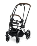 Cybex Priam chassi & sittdelsbas, chrome/brown