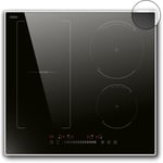 Hobsir hob 4 Zone Induction Hob, Electric hob 59cm, 7200W Built-in Cooktop with