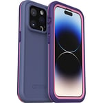 Otterbox Fre Coque pour iPhone 14 Pro avec MagSafe, étanche (IP68), Résistant aux Chocs, Protection Fine avec Protecteur d'écran intégré, supporte 5 x Plus de Chutes Que la Norme Militaire, Mauve