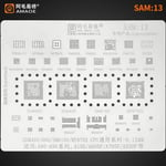 Sam13 Bga Reballing Pochoir Pour Samsung A10s A20 A30 A40 A50 A60 A70 A80 A90 A605f A705f A920f Sdm660 Sdm450 Sm6150 Mt6762v Cpu