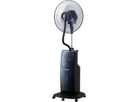 Ventilateur brumisateur  100W  3 vitesses avec télécommande  Noir