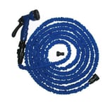 AUCUNE LUCIEN LE JARDINIER Tuyau d'arrosage extensible 30m blue avec pistolet