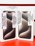 Apple iPhone 15 Pro Max - 256GB - Natural Titanium (Unlocked)*Brand new sealed *