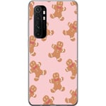 Xiaomi Mi Note 10 Lite Gennemsigtigt Telefoncover Pepparkaksgubbe