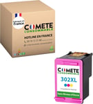 Comete-302Xl-Fabriqué En France-1 Cartouche D'Encre Compatible Avec Hp 302 Xl-Pour Deskjet 2130 3634 3636 Officejet 5220 3830 5232 Envy 4525 4520-Sans Affichage Du Niveau D'Encre-1 Couleur