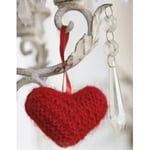 Sweet heart by DROPS Design - Julehjerte Julepynt Strikkeoppskrift 5 c - Sweet heart by DROPS Design