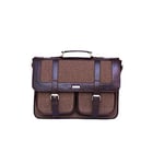 JAH Classic Messenger Bag, Sac d'affaires homme, Marron (Gemischtes), 5.1x28x38 cm (B x H T)