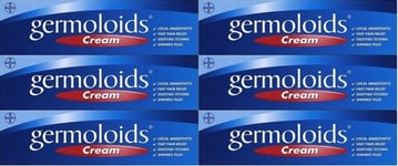 Germoloids Triple Action - 55g Cream | Shrinks Haemorrhoid Piles Soothing 6 PACK