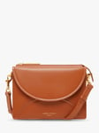 Jasper Conran London Darcey Leather Double Flap Cross Body Bag