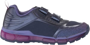 Geox Girls J Android a Low-Top Sneakers, Blue (Navy/purple C4269), 5 UK (38 EU)