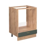 Meuble pour four Fame-Line, Vert Or Campagne, 60 cm sans plan de travail Vicco