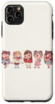 iPhone 11 Pro Max Cute Manga Chibi Girls In Different Moods Case