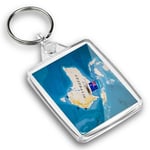 IP02 Passport Keyring  - Australia World Map Flag  #44172