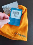 Genuine COLUMBIA Raw Honey OMNI HEAT Skull BEANIE Lightweight Hat Unisex Tags