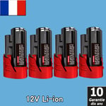 batterie M12 M12B6 3,5Ah Li-Ion pour batteries Milwaukee 48-11-1860 48-11-1852