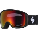 Sweet Protection Clockwork RIG Reflect Goggles with Extra Lens - Masque ski Matte Black / Black RIG Topaz & RIG Light Amethyst