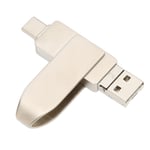 USB C Flash Drive 256GB OTG Dubbel USB A 3.0 Plug and Play Minnestick