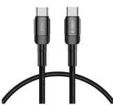 Tech-Protect USB-C til USB-C PD-kabel 100W, 5A, 0,5m - Svart