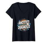 Womens Anotter Diagnosis - Funny Otter Doctor Hospital Animal Pun V-Neck T-Shirt