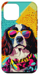 Coque pour iPhone 12 mini Pop-Art Épagneul Springer Anglais Mode Mignon Coloré